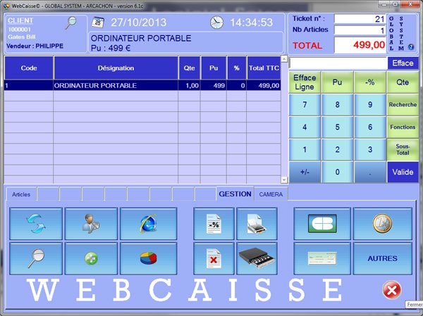 image interface webcaisse boutiques magasins image interface webcaisse
