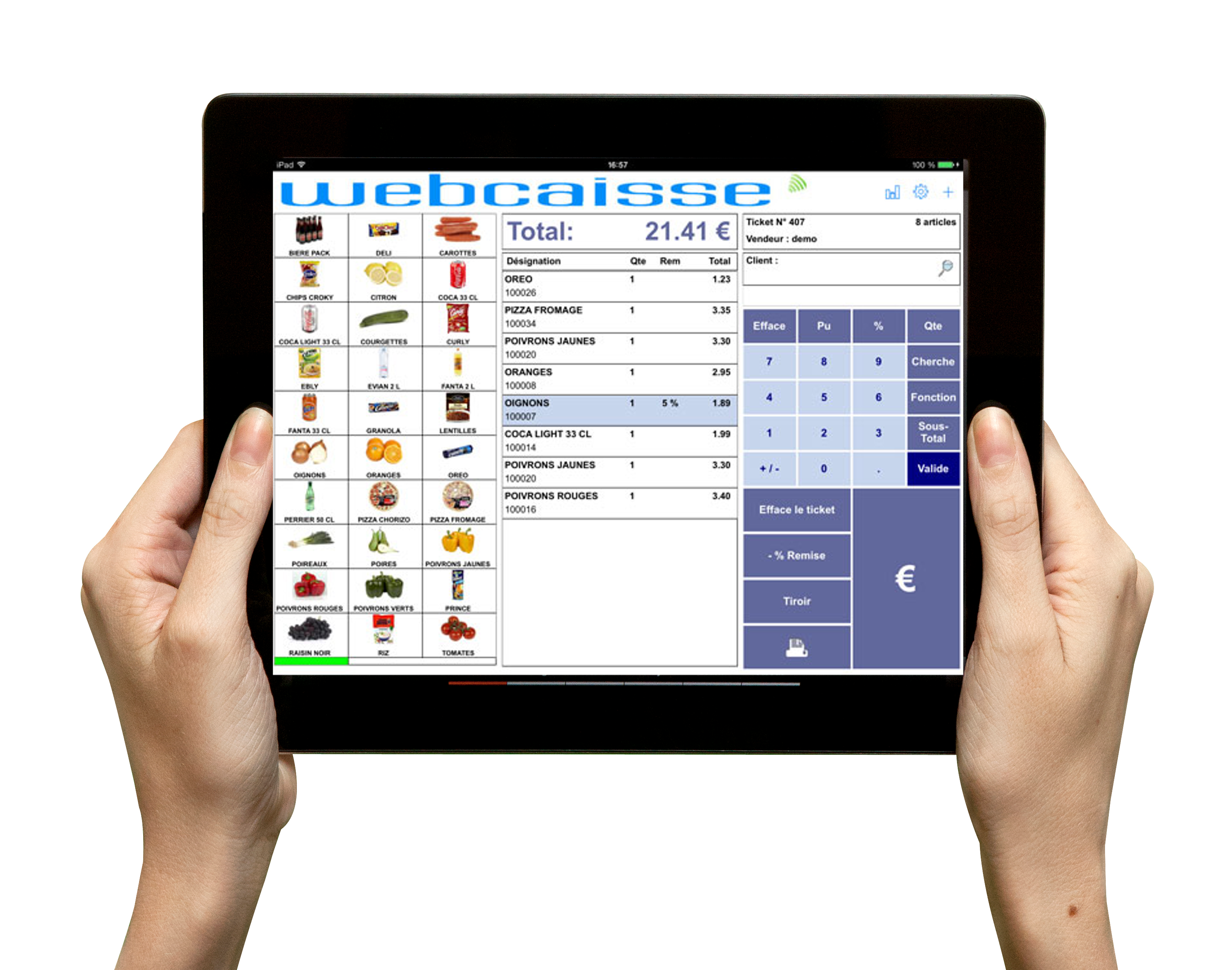 Caisse iPad Webcaisse